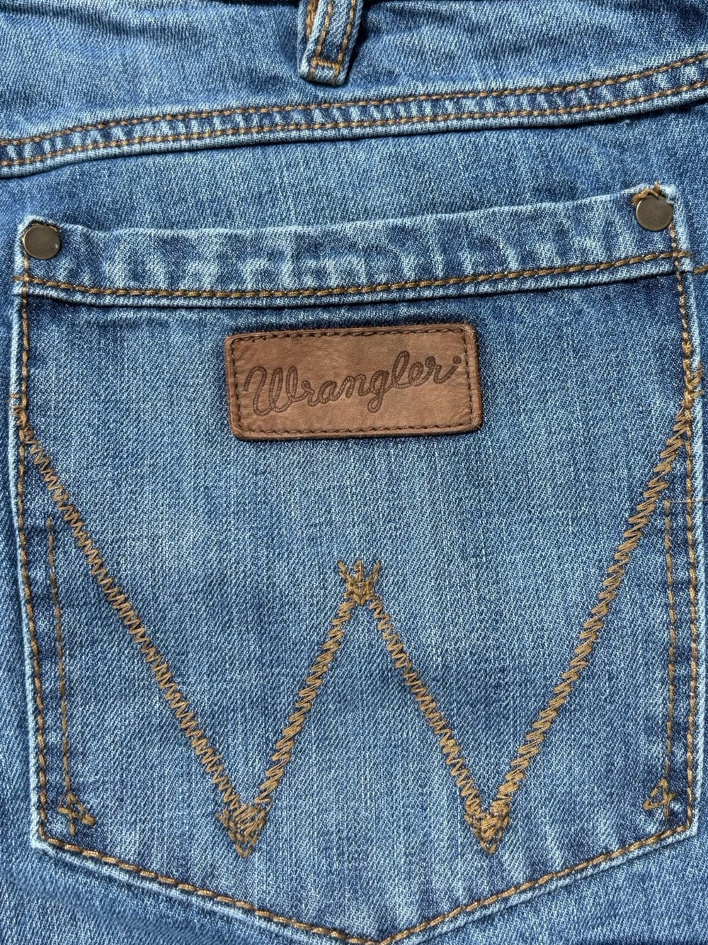 Wrangler Retro Relaxed Boot Jeans Mens 35x34 Western Cowboycore 100% Cotton - Picture 6 of 9